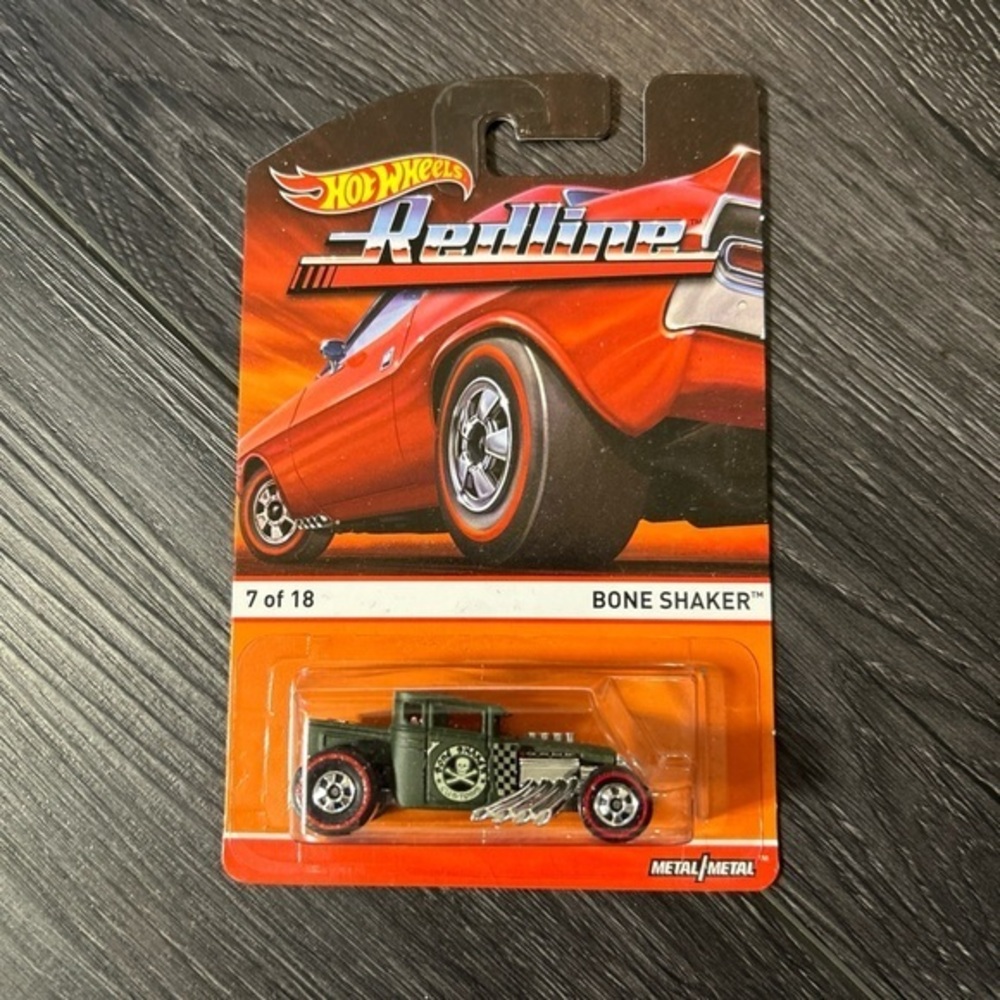 Hot Wheels Bone Shaker Redline Die-Cast Car Limited Edition